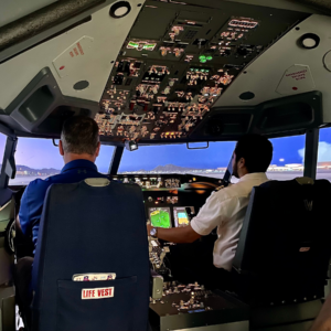 Boeing 737 flight simulator experience in Anaheim